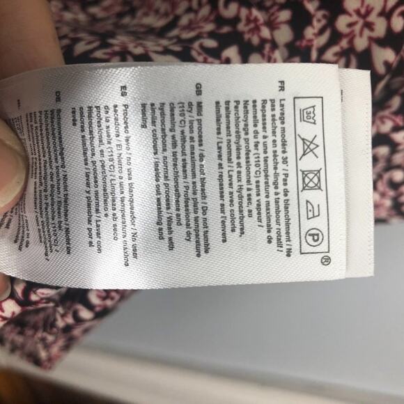 MAJE Floral Puff Sleeve Square Neck Mini Dress 1 - Picture 10 of 11